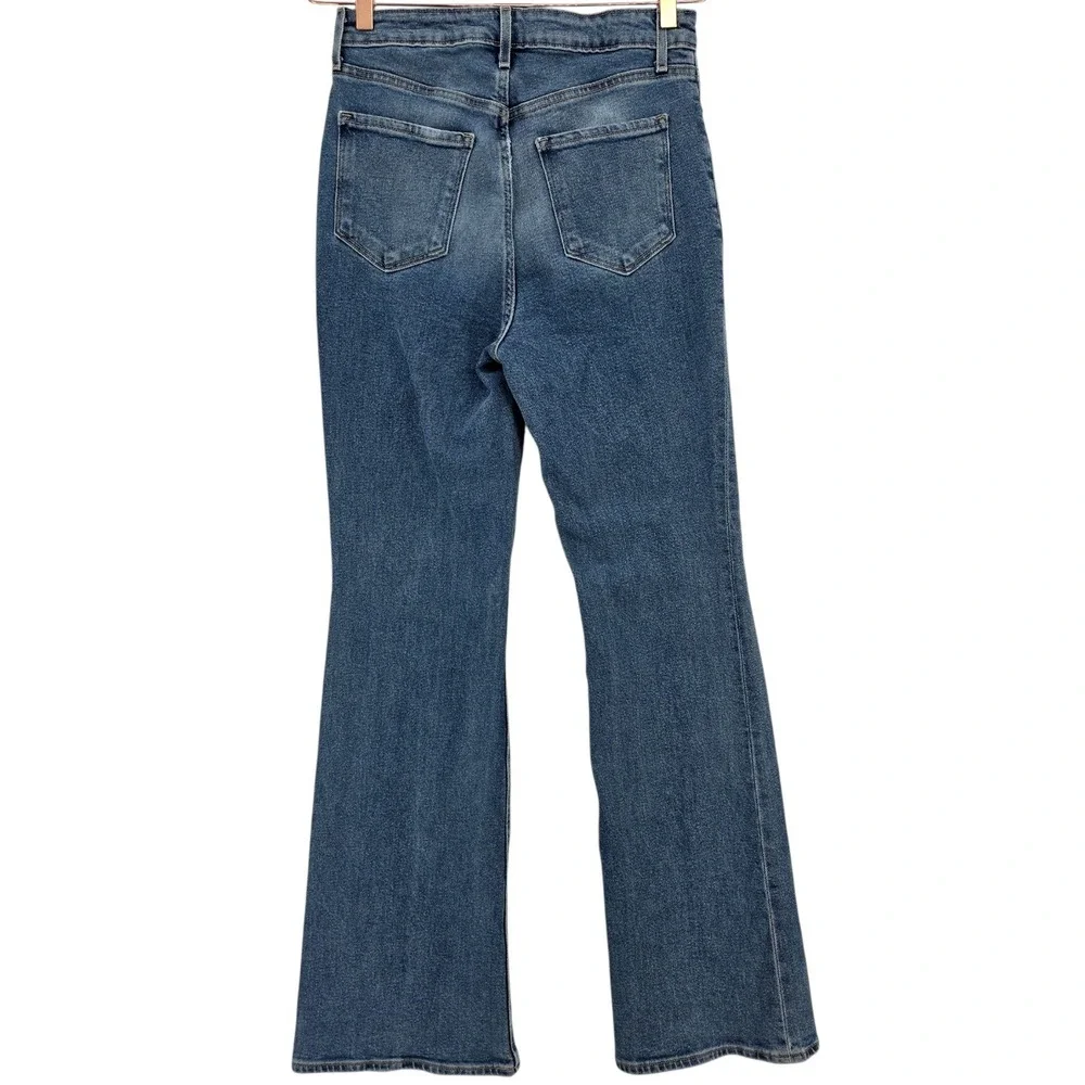 Old Navy Womens 8 Higher High Rise Flare Jeans in Clover NWT - Picture 5 of 16